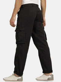 T-Base Men Mid-Rise Cargos Trousers