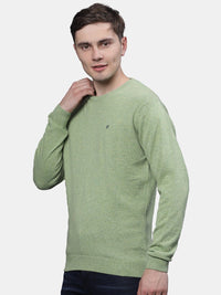 T-Base Men Green Pullover