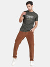 T-Base Typography Printed Relaxed Fit Cotton T-Shirt