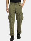T-Base Men Mid-Rise Cargos Trousers