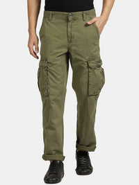 T-Base Men Mid-Rise Cargos Trousers