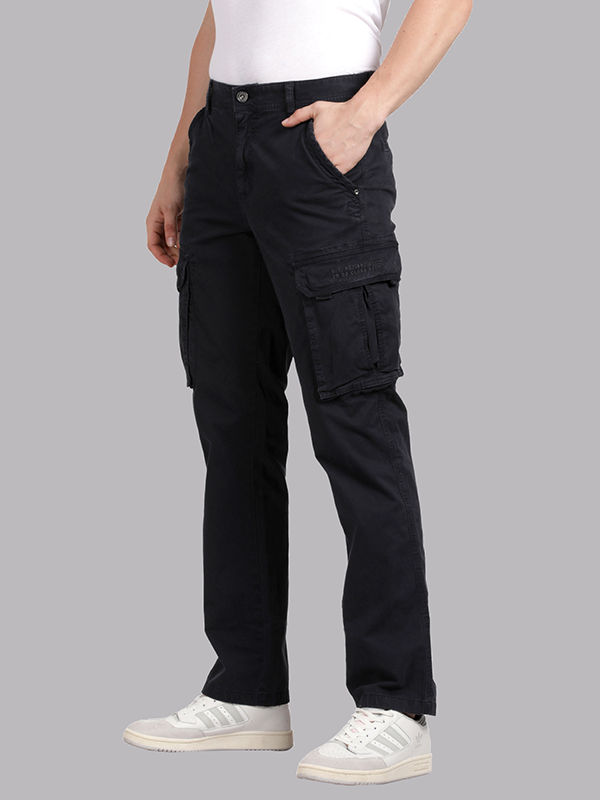 Overdyed Vintage Explorer Cargo Pants - Midnight Black
