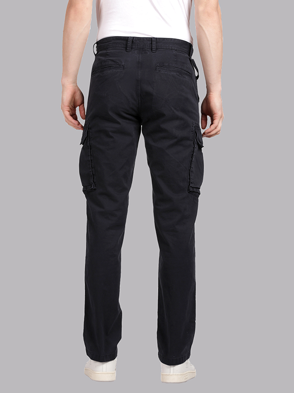 Overdyed Vintage Explorer Cargo Pants - Midnight Black