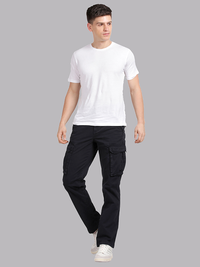 Overdyed Vintage Explorer Cargo Pants - Midnight Black