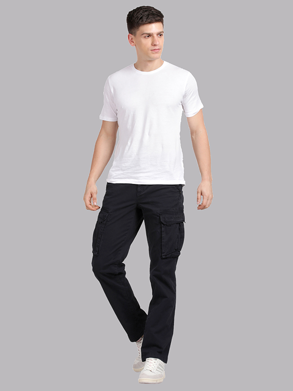Overdyed Vintage Explorer Cargo Pants - Midnight Black
