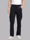 Overdyed Vintage Explorer Cargo Pants - Midnight Black