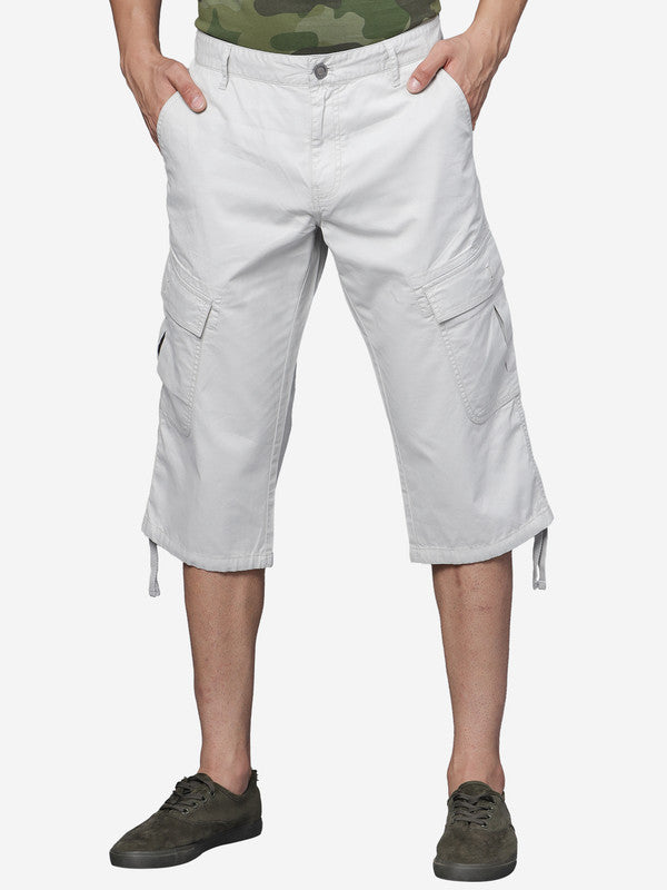 Buy t-base Cotton 3/4th Capri Cargo Pants