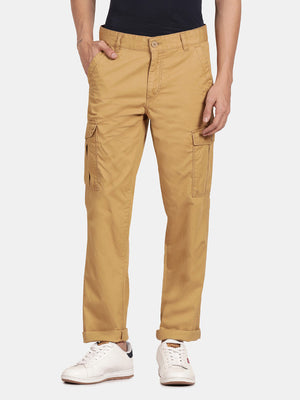 t-base Whiskey Solid Cargo Pant