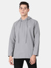 t-base Steel Grey Full Sleeve Cotton Solid Casual Shirt