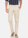 t-base men's Grey Solid Cotton Stretch Slim Tapered Chino Pant