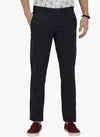 t-base men's Dark Blue Solid Cotton Stretch Chino Pant