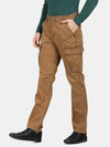 Tabacco Solid Cargo Pant