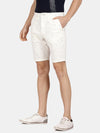 t-base Men Marshmallow Cotton Stretch Printed Chino Shorts