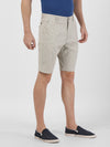 t-base Men Cement Cotton Lycra Printed Chino Shorts