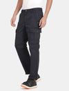 t-base Blue Night Solid Cargo Pant