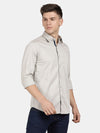 t-base Silver Cloud Cotton Twill Solid Shirt