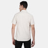 t-base Birch Half Sleeve Cotton Linen Solid Casual Shirt