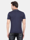 t-base High Rise Grey Cotton Nylon Polo Stylised T-Shirt