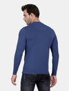 Estate Blue Solid Cotton Crew Neck t-shirt
