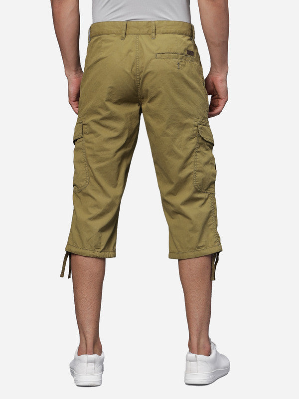 Buy t-base Cotton 3/4th Capri Cargo Pants
