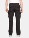 Black Graphite Cotton Rfd Solid Cargo Pant