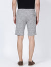 t-base Men Grey Camo Cotton Polyester Printed Basic Knitted Shorts