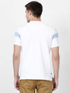 t-base Broken White Cotton Stretch Polo Stylised T-Shirt