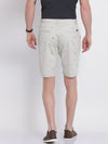 t-base Men Cement Cotton Lycra Printed Basic Shorts