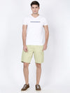 t-base Weeping Willow Cotton Solid Basic Shorts