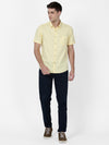  t-base yellow Solid Cotton Casual Shirt 