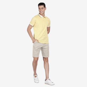 t-base Cement Cotton Solid Basic Shorts