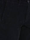 t-base Dark Navy Cotton Dobby Stretch Solid Chino Trouser