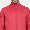t-base Red Solid Packable Bomber Jacket
