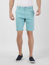 t-base Men Aqua Sea Cotton Lycra Printed Chino Shorts