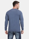 Estate Blue Striper Cotton Crew Neck t-shirt