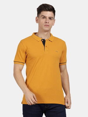 t-base Yarrow Cotton Polyester Polo Solid T-Shirt
