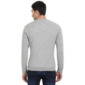 t-base Natural V Neck Solid Sweater