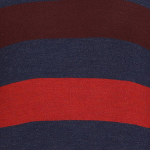 t-base Indigo V Neck Colour blocked Sweater
