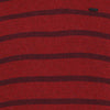 t-base Red V Neck Stripe Sweater
