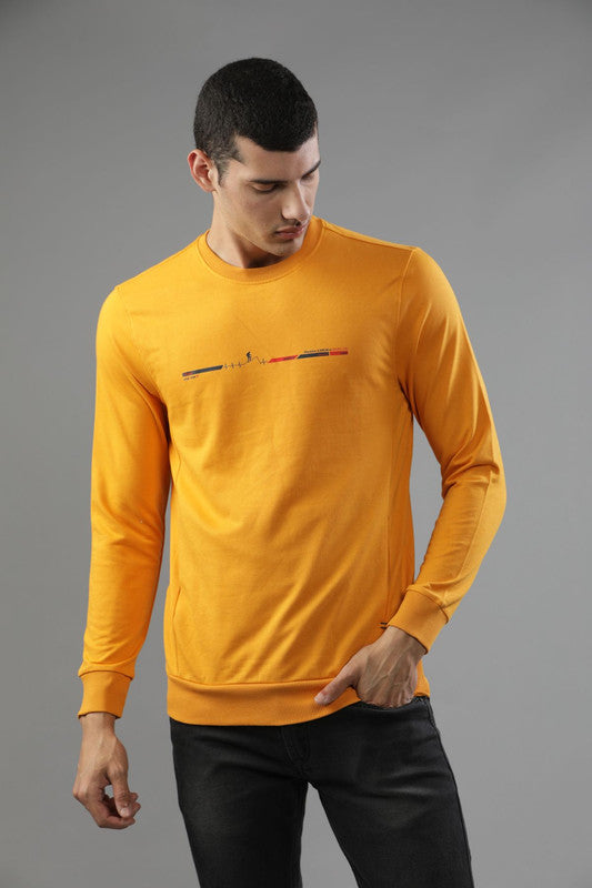 t-base Sunflower Cotton Polyster Terry Solid Sweatshirt
