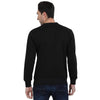 t-base Black Graphic Round Neck Sweatshirt