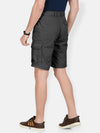t-base Graphite Blue Cotton RFD Solid Cargo Shorts