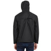 Black Waterproof Rainwear Jacket - tbase