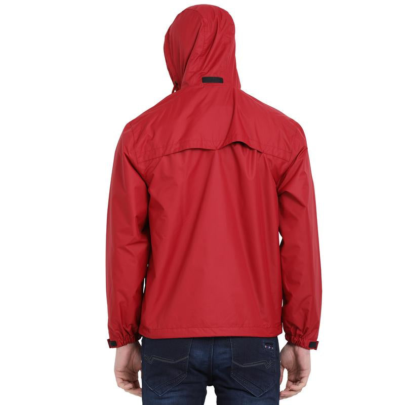 Chilli Pepper Red Waterproof Rainwear Jacket - tbase