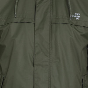 Olive Waterproof Rainwear Jacket - tbase