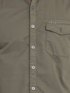 t-base Iguana Solid Od  Cotton Casual Shirt