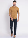 t-base Musterd Solid Od  Cotton Casual Shirt