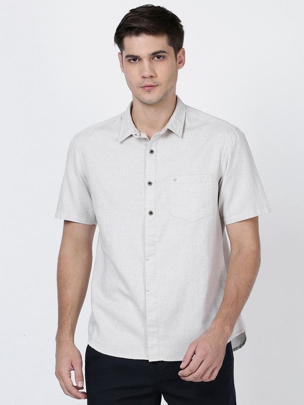 t-base Natural Cotton Solid Shirt
