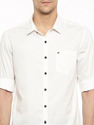 Tencil twill solid shirt - tbase