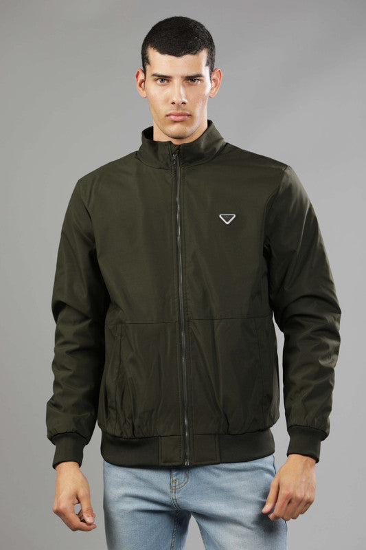 Buy Mast & Harbour Men Olive Green Solid Bomber Jacket - Jackets for Men  9298153 | Myntra